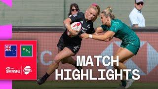 A reignited rivalry | New Zealand v Ireland | HSBC SVNS Dubai 2024 | Women's Match Highlights