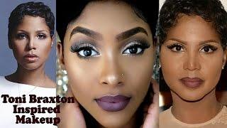 Toni Braxton Inspired Makeup | 90's THROWBACK | PETITE-SUE DIVINITII