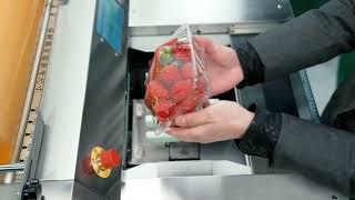 Fruit packaging machine__Table-top automatic cling film wrapping machine