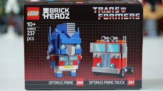 LEGO Transformers 40803 Optimus Prime Robot & Vehicle - LEGO Speed Build Review