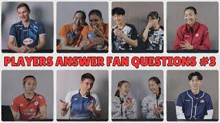 Players Answer Fan Questions - Part Three | Matsuyama/Shida, Michelle Li, Baek/Lee & More!