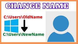 How to change Windows 10 User profile name