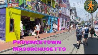 Provincetown, Massachusetts - 4K Virtual Walk - Slow TV - ASMR