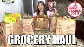 Trader Joe’s MASSIVE Grocery Haul | WHAT DID WE BUY FOR $250 at Trader Joe’s | Trader Joes Favorites