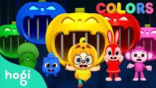 Learn Colors with Colorful Five Pumpkin Prisons｜Halloween Colors ｜Hogi Halloween