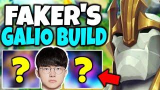 I COPIED FAKER'S FAMOUS GALIO BUILD! (HE CARRIED WORLDS WITH THIS)