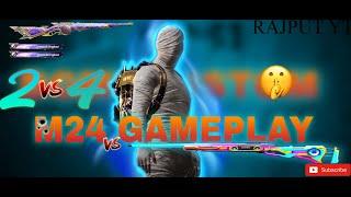 2v4 M24 ROOM || BGMI GAMEPLAY || RAJPUT YT || आओ कभी 2v4 करने  (SUBSCRIBE NOW)??