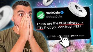 Best Ethereum ETFs to Buy! Better than the Bitcoin ETFs?!