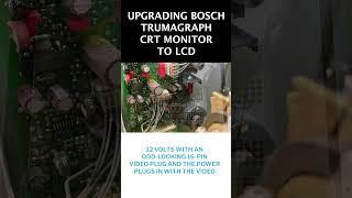 LCD Upgrade for #Bosch #trumagraph by #Monitech