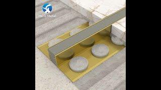 What are the parts of the tile expansion joint