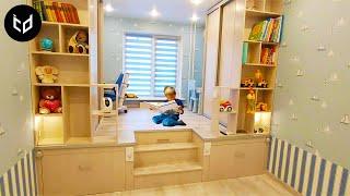 Smart Hidden Furniture and Space Saving Design Solutions for Small Apartment #2