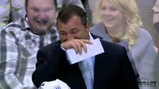 Alain Vigneault Cracks Up at Vernon Fiddlers Angry Bieksa_ Impression HD)