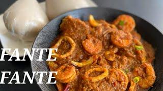 How To Prepare A Tasty Fante Fante Recipe// Fisherman's Stew// Masof's kitchen