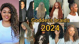 Captivating Goddess braids hairstyles | knotless box braids braids | long hair | Short hair