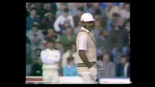 ENGLAND v PAKISTAN TEXACO TROPHY ODI 2 TRENT BRIDGE MAY 23 1987 JAVED MIANDAD IMRAN KHAN WASIM AKRAM