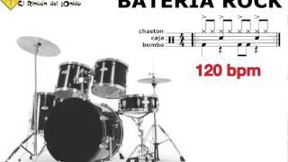 Bateria rock 120 bpm