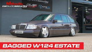 Classic Mercedes W124 Estate on Air Ride Suspension + Air Lift Management | Car Audio & Security