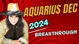 Aquarius  December Horoscope 2024 - Intense!