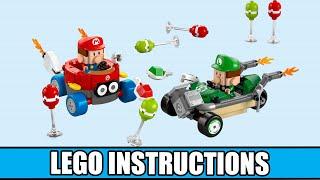 LEGO Instructions - Super Mario - 72034 - Baby Mario vs. Baby Luigi - Mario Kart