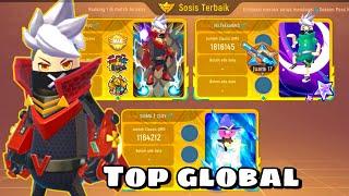 TRIO TEAM TOP GLOBAL VS SQUAD | EKIMIRZA SAUSAGE MAN