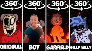 360º VR Fnf Twiddlefinger Boy vs Garfield vs Silly Billy