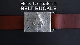 How to make a Belt Buckle | Kinetic Sand Metal Casting Project