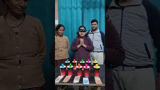 Blindfolded Color Matching Challenge#funwidcrowd #shorts #ytshorts #trending #challenge #comedy #yt