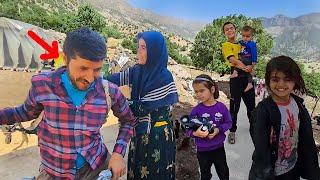Special guest at the Akram's Farm and happiness of the nomadic family