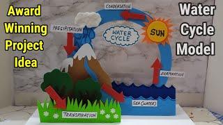 Water Cycle Model | DIY WaterCycle Project | Easy & Creative idea