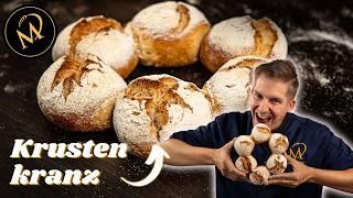 Rustikaler Krustenkranz - Super knusprige Brötchen selber backen