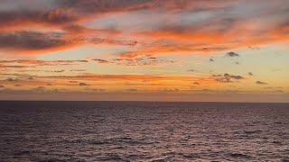 Indian Ocean - Sunset off the Coast of South Africa