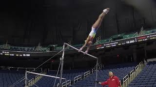 Leanne Wong - Uneven Bars - 2019 American Cup Podium Training