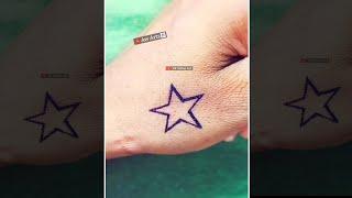 Small star tattoo ideas for _girls | star tattoo #startattoo #shorts