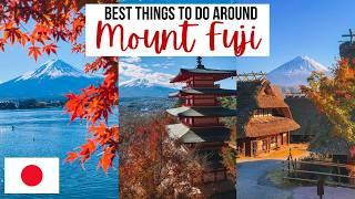 8 BEST Places To Visit Around MOUNT FUJI, Japan!