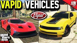 Top 10 Vapid Vehicles In GTA Online!