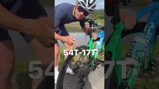 Each gear️️️それぞれのギアでスプリントしてみた #sprint #roadbike #shorts