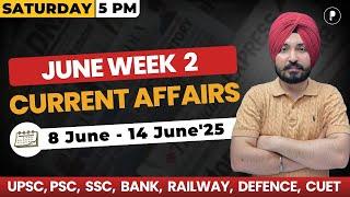 Weekly Current Affairs 2025 | June 2025 Week 2 | Parcham Classes Current Affairs #parchamclasses