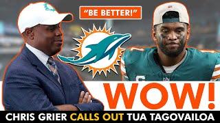 Tua Tagovailoa CALLED OUT By Chris Grier! Tua Trade Coming? Miami Dolphins Rumors