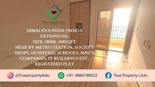Himalaya Pride | 8860188922 | 2BHK Flat for Sale in Greater Noida West Techzone 4 , Size 948 SQFT