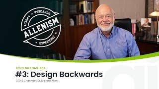 Allenism #3: Design Backwards