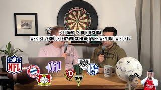 3.Liga vs. 2.Bundesliga - Wer ist verrückter? Wo schlägt wer wen und wie oft?