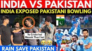 Indian Batting Exposed Pakistani Bowling | IND vs PAK Asia Cup 2023 | Pakistani Public Cry