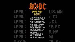 AC/DC returns to North America 2025 #acdc #poweruptour #acdc2025 #acdclive