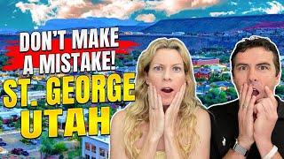 [DON’T Move To The WRONG AREA] Moving To St George Utah | Living in Utah