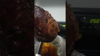 ️ smoked ham by the kitchen dudez wit good  n puffin   #food #foodie #good #ham #fire #bbq