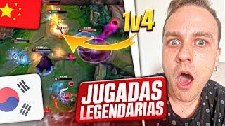 REACCIÓN A TOP 30 JUGADAS MÁS VIRALES EN LEAGUE OF LEGENDS