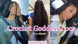 DIY Crochet Goddess/Boho Locs (Pre-made) | bodywave YWigs x LovelyBryana