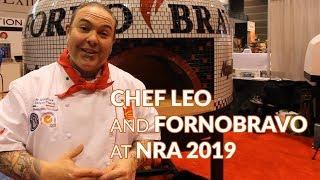 Chef Leo Spizzirri At The National Restaurant Association With Forno Bravo