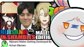 Nijisanii Males Getting Destroyed By 4chan Memes | Nousagi Reacts