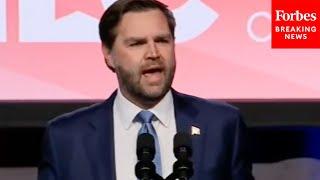 JUST IN: JD Vance's Speech Is Interrupted By Heckler—Then He Responds